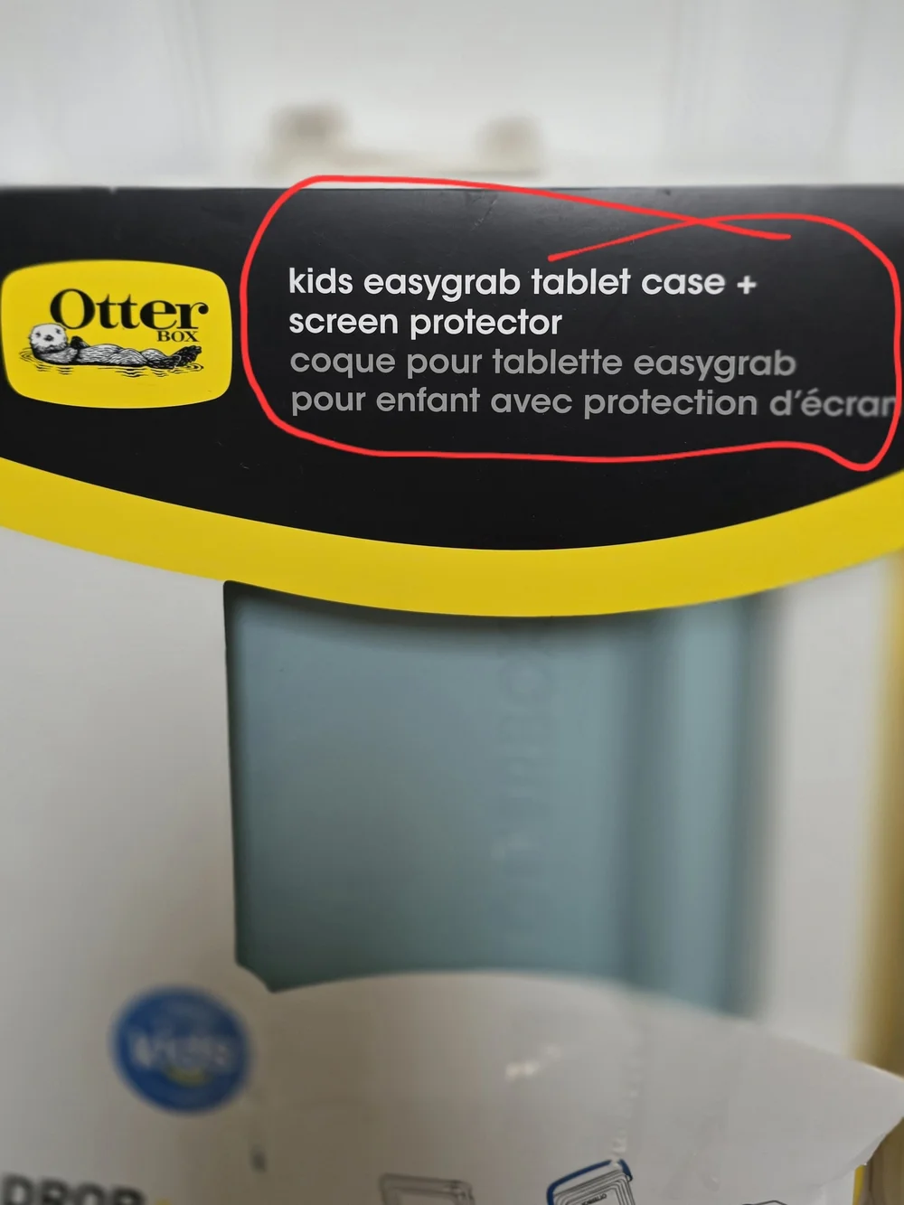 Otterbox Case for iPad 10th generation  EasyGrab Series  Never Blue